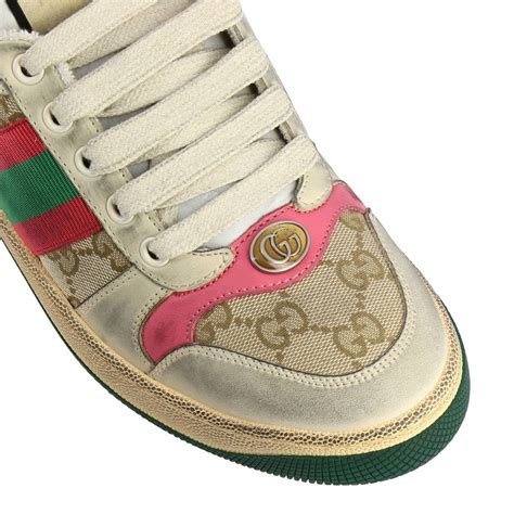 gucci gg supreme sneakers pink|Gucci gg sneakers women.